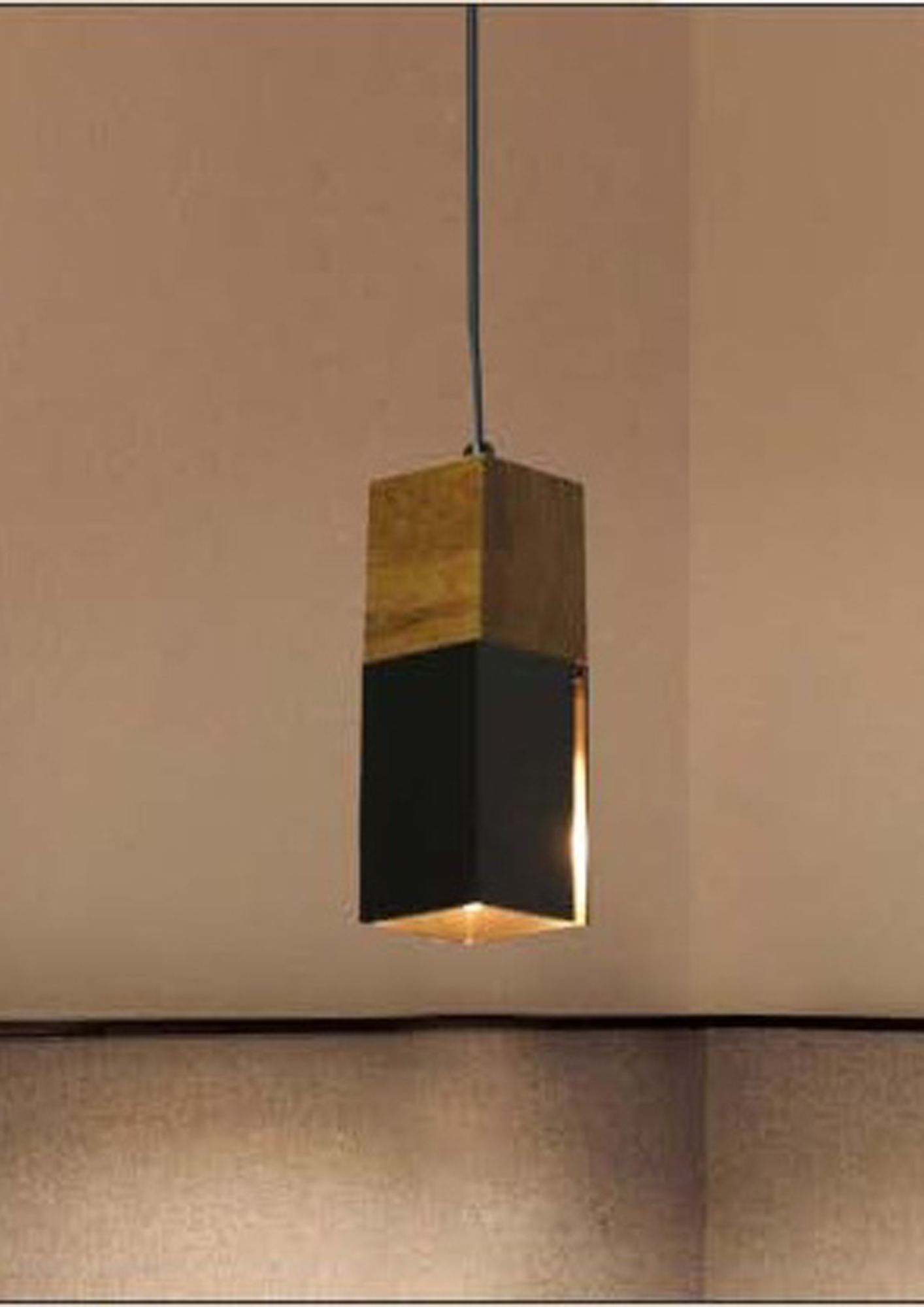 Beyond Lights - Wood Pendant Lamp- GL